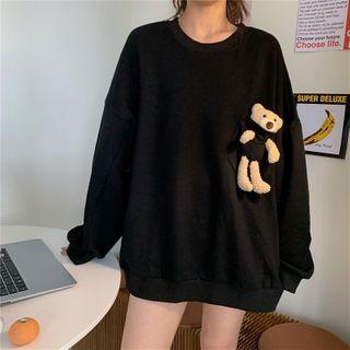 Bear Embellished Sweatshirt