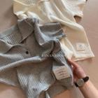 Plain Striped Button-up Top