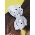Dotted Bow Hair Clamp