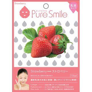 Sun Smile - Pure Smile Essence Mask Series For Milky Lotion (strawberry) 1 Pc