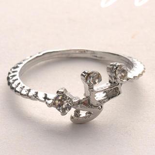 Diamond Note Ring - Silver Silver - One Size