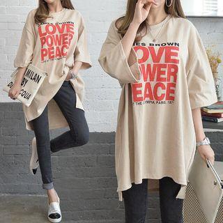 Love Printed Boxy-fit T-shirt Dress