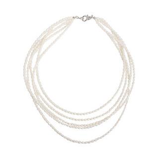 Layered Detail Freshwater Pearl Necklace
