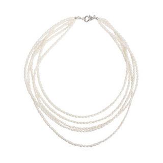 Layered Detail Freshwater Pearl Necklace