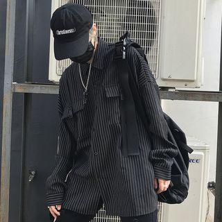 Buckled Striped Shirt