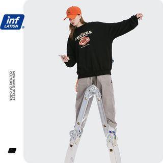 Unisex Loose-fit Printed Sweatpants