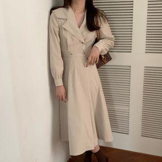 Retro Long Shirtdress