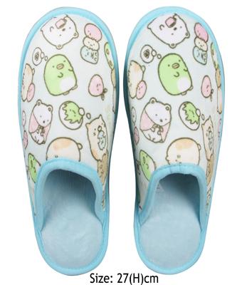 Sumikko Gurashi Room Slippers (blue) (27cm) 1 Pair