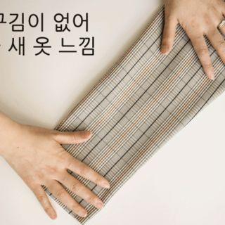 Wrinkle-free Glen-plaid Blazer
