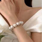 Faux Pearl Bracelet Type A - White - One Size