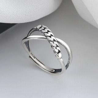 Cross Sterling Silver Open Ring 375fj - Silver - One Size