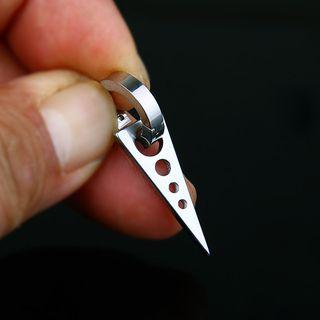 Stainless Steel Triangle Dangle Earring