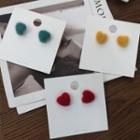 Chenille Heart Earring