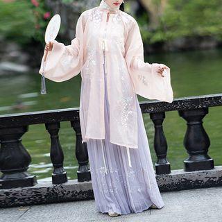 Long-sleeve Hanfu Top / Maxi Skirt / Camisole Top