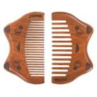 Cat Print Wooden Hair Comb (various Designs)