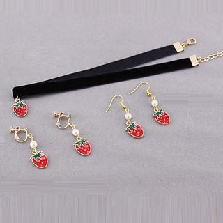 Strawberry Earring / Choker
