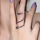Alloy Wrap Around Open Ring Silver - One Size