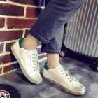Star Faux Leather Sneakers