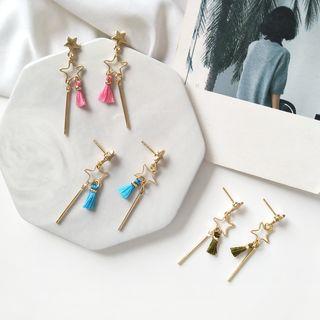 Tassel Star & Bar Dangle Earring