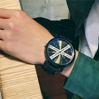 Letter Sports Strap Watch