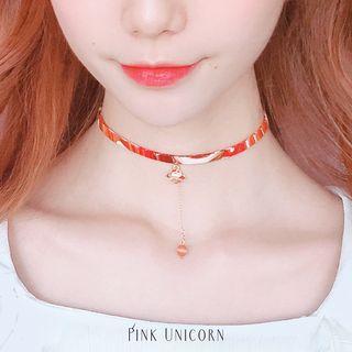 Planet Pendant Choker 1 Pair - As Shown In Figure - One Size