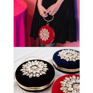 Rhinestone Tambourine Hand Bag