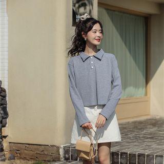 Polo Sweatshirt Gray - One Size