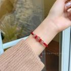 Faux Crystal Red String Bracelet