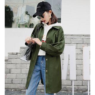 Tie-waist Loose-fit Parka