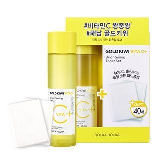 Holika Holika - Gold Kiwi Vita C Plus Brightening Toner Special Set 2 Pcs