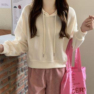 Cropped Hooded Sweatshirt