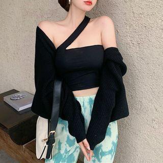 Crop Camisole Top / Cardigan