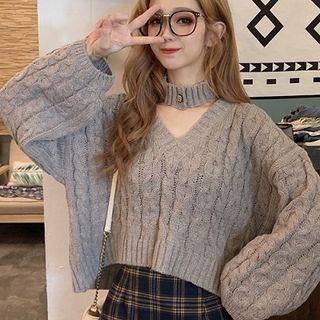 Halter Crop Sweater
