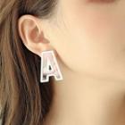Asymmetric Letter Earrings