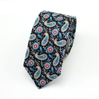Floral Neck Tie (6cm) Pd26 - One Size