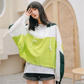 Set: Paneled Light Hoodie + Tank Top