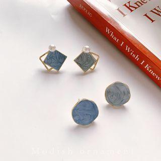Faux Pearl / Glaze Alloy Earring