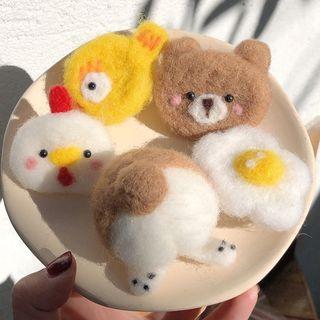 Felt Animal Brooch / Hair Clip