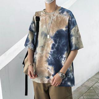 Tie-dye Short-sleeve Top