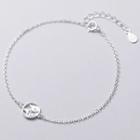 925 Sterling Silver World Bracelet Silver - One Size