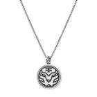Tiger Pendant Stainless Steel Necklace Silver - One Size