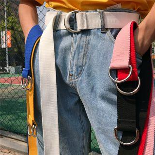 Double-d-ring Canvas Belt