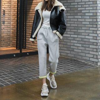 Relaxed-fit Neoprene Sweatpants