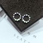 Rhinestone Circle Stud Earring