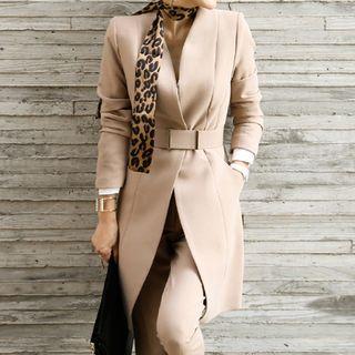 Set: Long Blazer + Slim Fit Pants