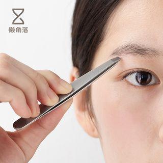 Stainless Steel Eyebrow Tweezers Set Of 1 - One Size