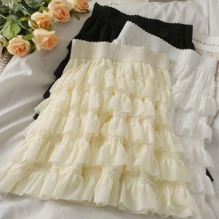 Layered High-waist Skirt