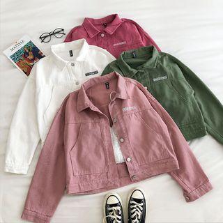 Double-pocket Single-breasted Long-sleeve Jacket