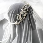 Wedding Rhinestone Branches Tiara Silver - One Size