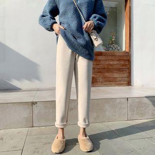 High-waist Cropped Straight Leg Pants
